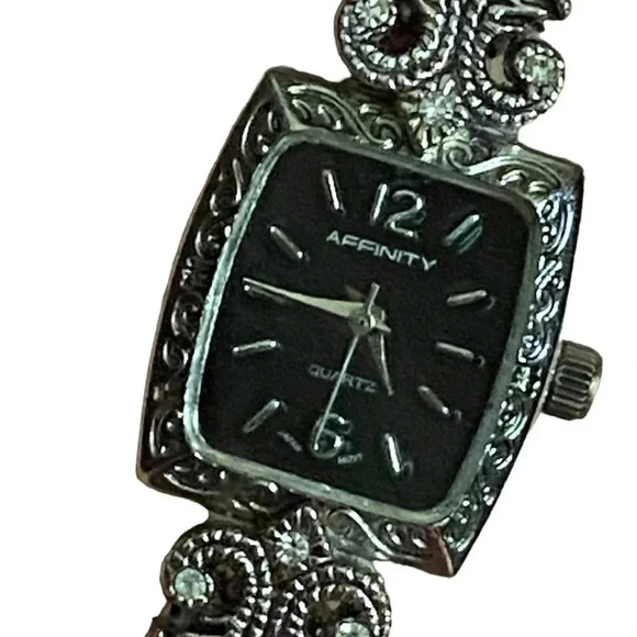 Affinity Ladies Bracelet Silver Tone CZ Watch - Picture 2 of 4